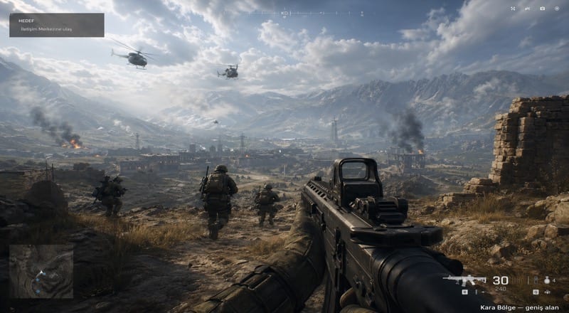Slotime Kara Bölge Operasyonu FPS modu geniş alan görüntüsü