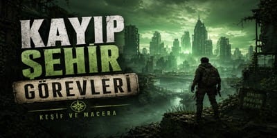 Slotime Kayıp Şehir Görevleri keşif ve macera modu görseli