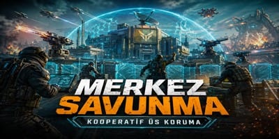 Slotime Merkez Savunma kooperatif üs koruma modu görseli